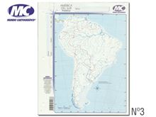 Foto de Mapa N3 América del Sur político