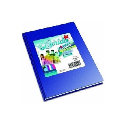Foto de Cuaderno 16x21 50 hojas lisas Laprida azul