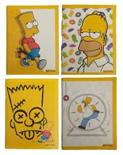 Foto de Cuaderno tapa blanda 16x21 48 hojas rayadas Simpsons