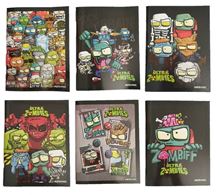 Foto de Cuaderno tapa blanda 16x21 48 hojas rayadas Ultra Zombies