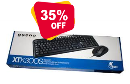 Foto de Teclado + mouse USB X-Tech XTK-300S