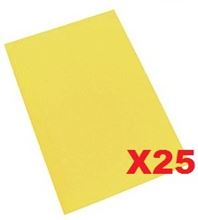 Foto de Carpeta cartulina Veloz con nepaco JR x25 unidades amarilla