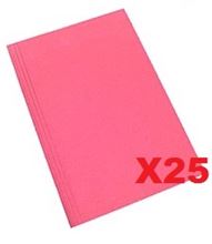 Foto de Carpeta cartulina Veloz con nepaco JR x25 unidades rosa