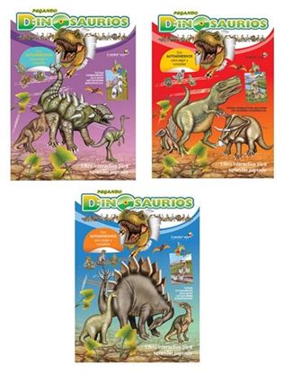 Foto de Libro didáctico Betina Pegando Dinosaurios