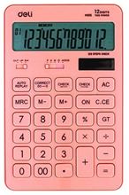 Foto de Calculadora Deli New Touch 12 dígitos rosa