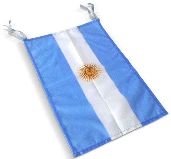 Foto de Bandera poliamida Argentina 90x150 con sol