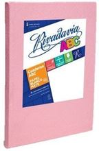 Foto de Cuaderno 19x23 48 hojas rayadas rosa ABC Rivadavia