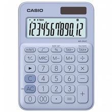 Foto de Calculadora Casio MS-20UC 12 dígitos celeste