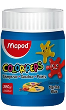 Foto de Témpera Maped pote azul 250 g
