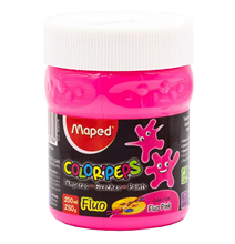Foto de Témpera Maped pote flúo rosa 250 g