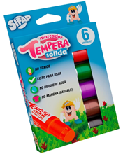 Foto de Témpera Sifap sólida clásica x 6u