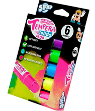Foto de Témpera Sifap sólida flúo x 6u