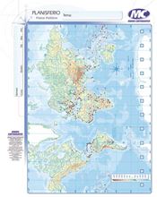 Foto de Mapa N3 Planisferio físico y político