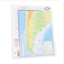 Foto de Mapa N3 Argentina físico politico