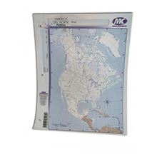 Foto de Mapa N3 América del Norte político