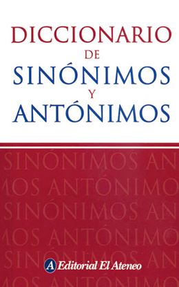 Foto de Diccionario Sinónimos y Antónimos