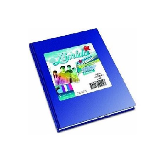 Foto de Cuaderno 16x21 50 hojas lisas Laprida azul
