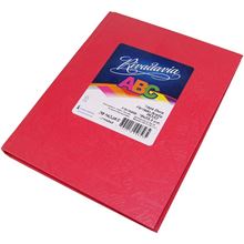 Foto de Cuaderno 19x23 98 hojas rayadas rojo ABC Rivadavia