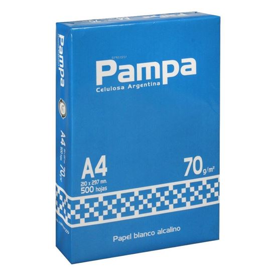 Foto de Resma A4 70g Pampa 500 hojas