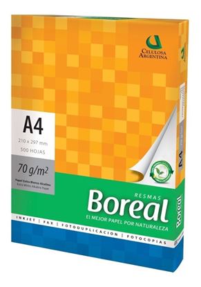 Foto de Resma A4 70g Boreal 500 hojas