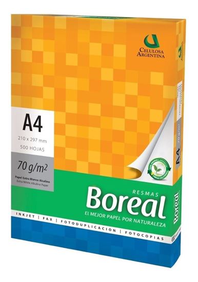 Foto de Resma A4 70g Boreal 500 hojas
