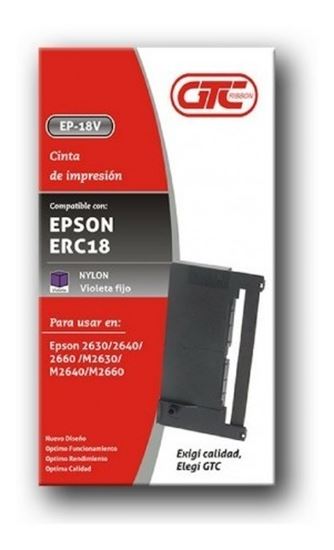 Foto de Cinta Epson ERC 18 GTC