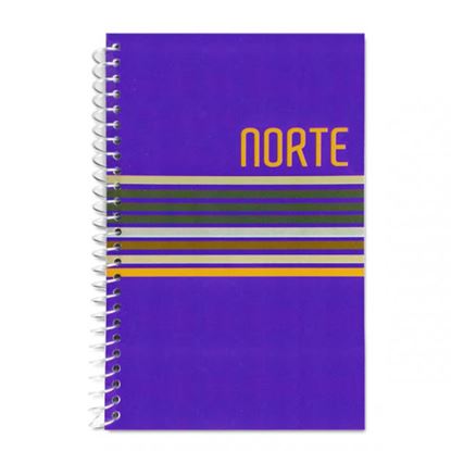 Foto de Libreta tapa flexible espiralada Norte N60 10,5 x 15,5