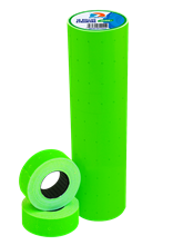 Foto de Rollos para máquina de precios flúo verde x10
