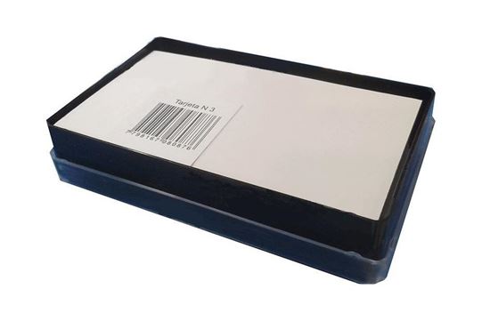 Foto de Tarjetas blancas con caja N3