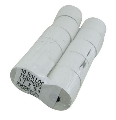 Foto de Rollos 37x30 térmicos x10 Mauger/Brigadier