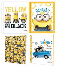 Foto de Cuaderno 19.5x24 48 hojas rayadas Mooving Minions