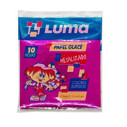 Foto de Papel glacé metalizado Luma x10