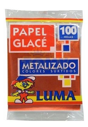 Foto de Papel glacé metalizado Luma x100