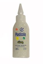 Foto de Adhesivo sintético con brillo Plasticola blanco 38 g