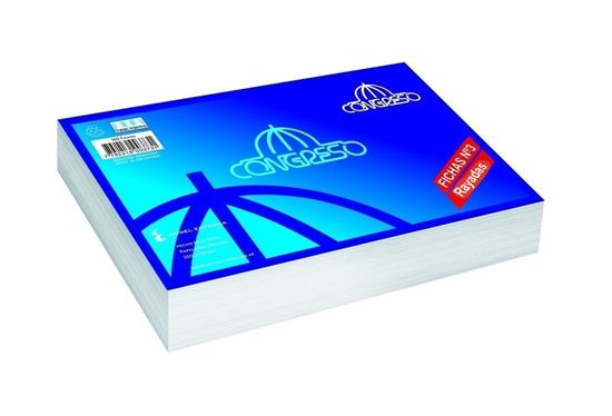 Foto de Fichas rayadas Congreso N3 x100