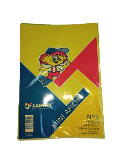 Foto de Papel afiche 23 x 33 Luma 48 hojas x 6 colores