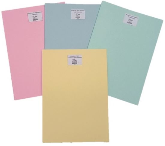 Foto de Hojas A4 75g x50 unidades de colores