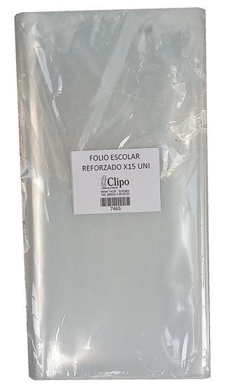 Foto de Folio escolar reforzado x 15 unidades