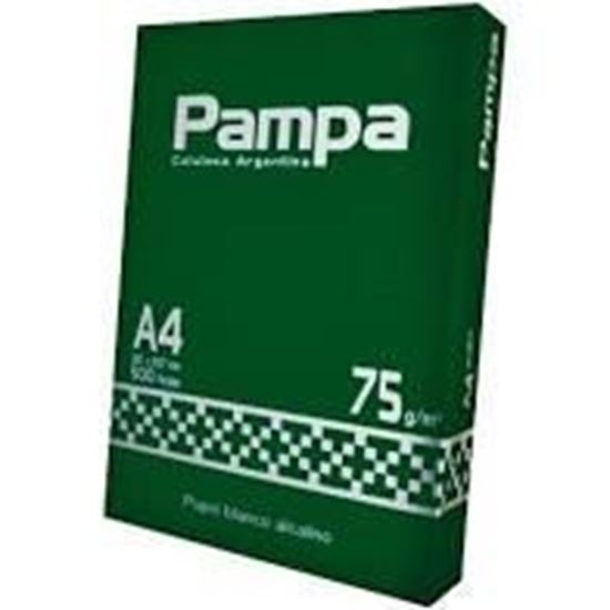 Foto de Resma A4 75g Pampa 500 hojas