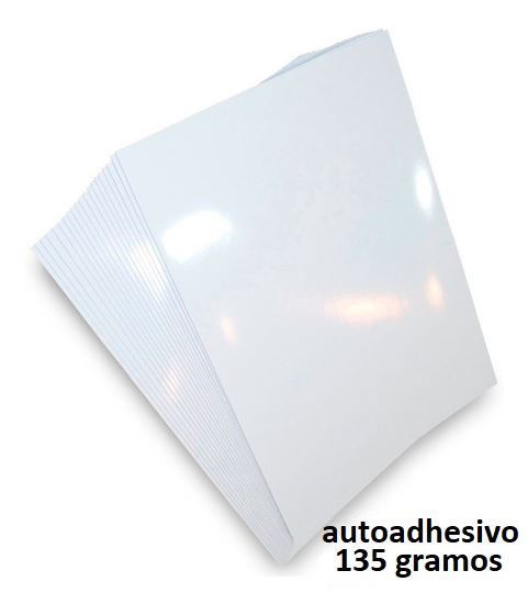 Foto de Papel fotográfico A4 autoadhesivo 135g (precio por hoja)