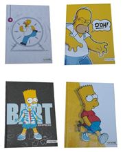 Foto de Cuaderno 16x21 48 hojas rayadas Mooving Simpsons