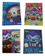 Foto de Cuaderno 16x21 48 hojas rayadas Mooving Monster