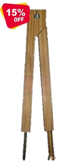 Foto de Compás madera para pizarrón