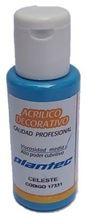 Foto de Acrílico Plantec común 50ml celeste