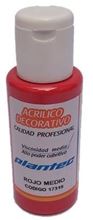 Foto de Acrílico Plantec común 50ml rojo medio
