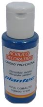 Foto de Acrílico Plantec común 50ml azul cobalto
