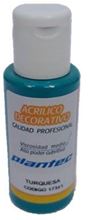 Foto de Acrílico Plantec común 50ml turquesa