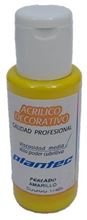 Foto de Acrílico Plantec perlado 50ml amarillo
