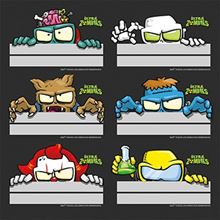 Foto de Etiquetas escolares plancha x12 Mooving Zombie