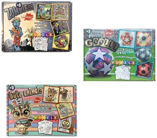Foto de Puzzle Inkdrop x4 - 4 piezas